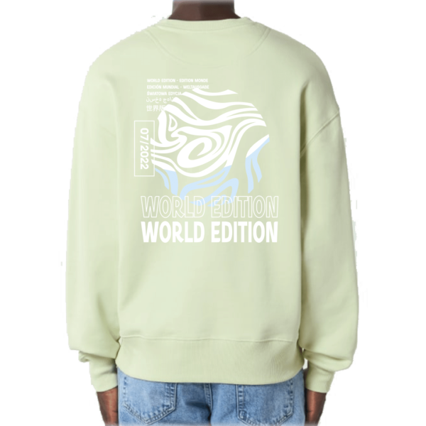 Sweat Col Rond Premium World Edition Vert Clair shop delta